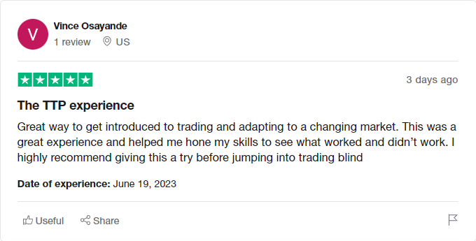 the ttp experience on trustpilot