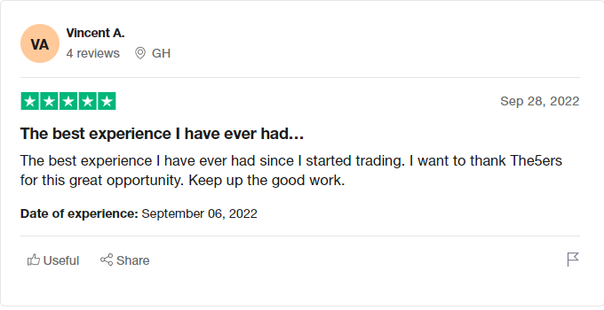 the best experience in trading