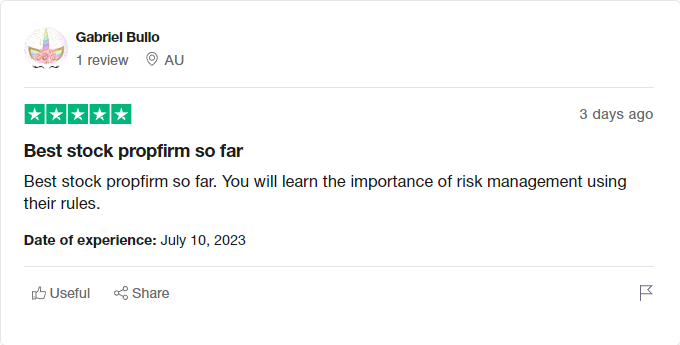 trade the pool on trustpilot best stock prop firm so far