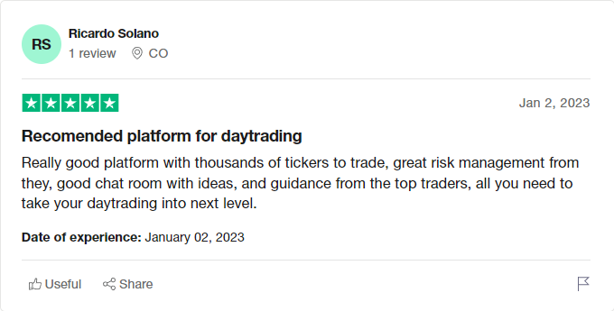 recomended platform for daytrading - trade the pool