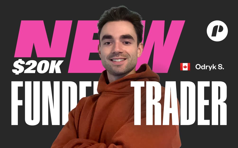 20K funded trader Odryk S. from Canada