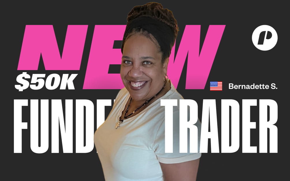 50K FLEX funded trader, Bernadette S.