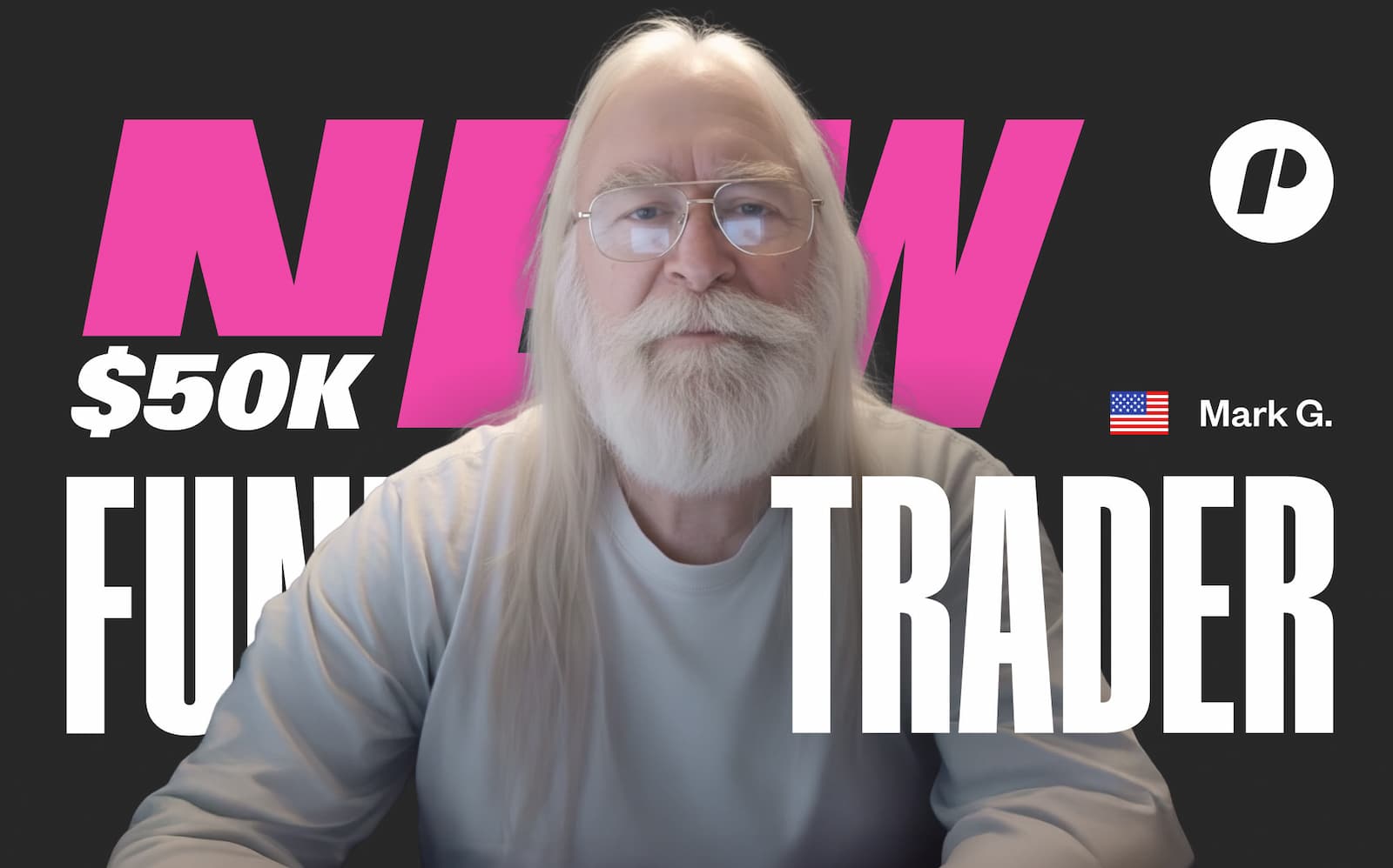 $50,000 funded trader, Mark G.