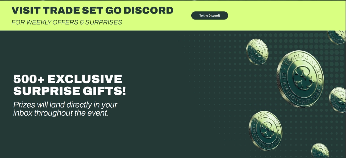 Huge giveaway on the TradeSetGO Discord 