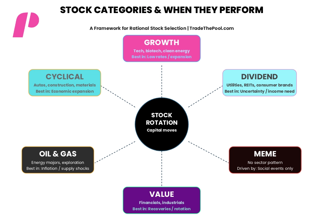 STOCK CATEGORIES & WHEN THEY PERFORM